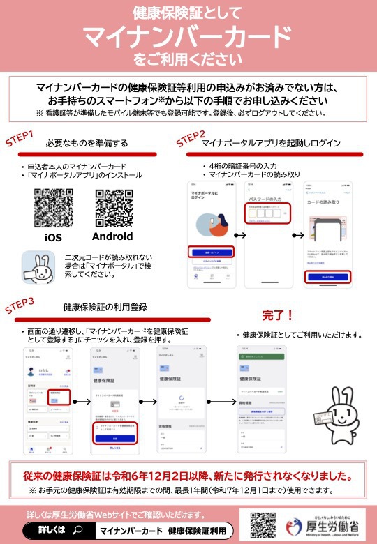 マイナ利用案内